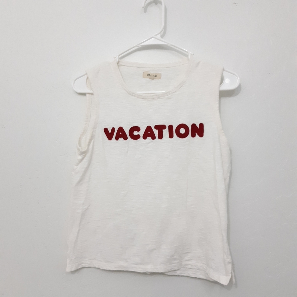 Madewell  muscle t. VACATION  small